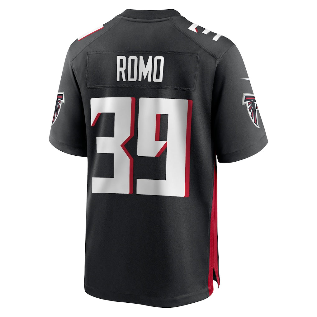 BIPIHUC A.Falcons #39 John Parker Romo Black Team Game Jersey