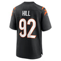 BIPIHUC C.Bengals #92 B.J. Hill Black Game Jersey