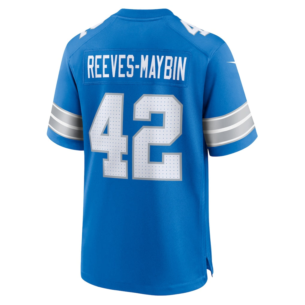 BIPIHUC D.Lions #42 Jalen Reeves-Maybin Blue Team Game Jersey