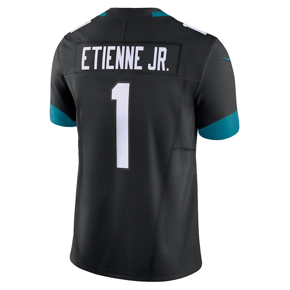 BIPIHUC J.Jaguars #1 Travis Etienne Jr Black Vapor F.U.S.E. Limited Jersey