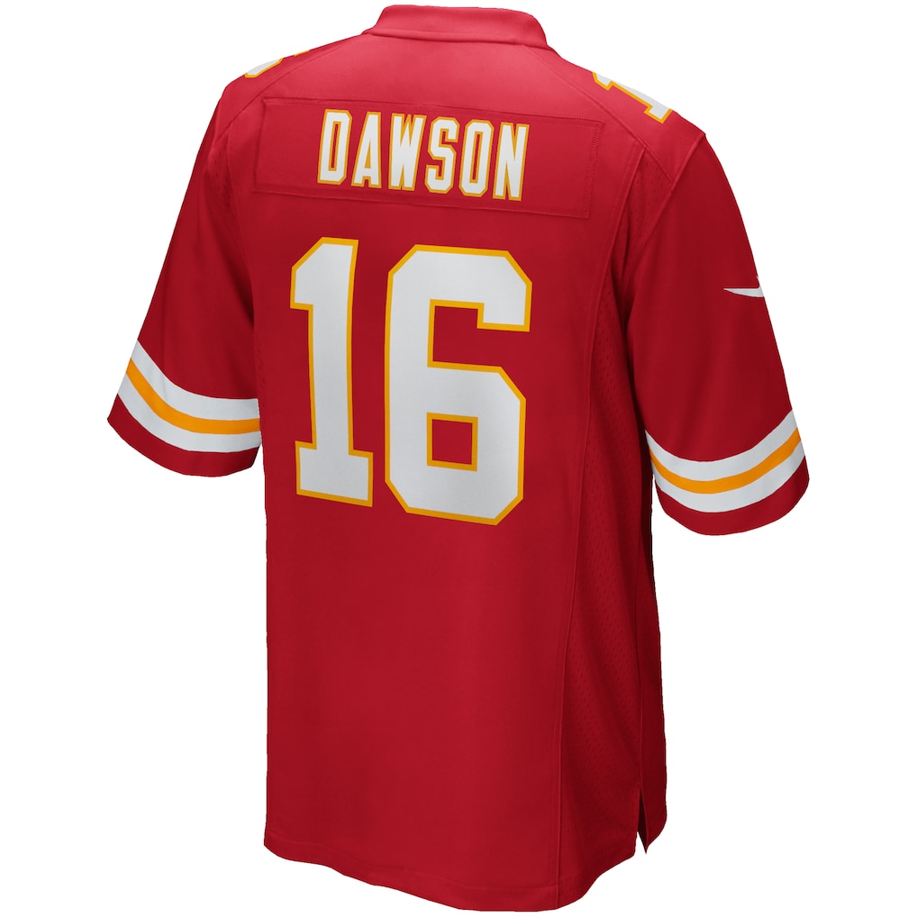 BIPIHUC KC.Chiefs #16 Len Dawson Red Game Retired Player Jersey