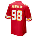 BIPIHUC KC.Chiefs #98 Janarius Robinson Red Team Game Jersey