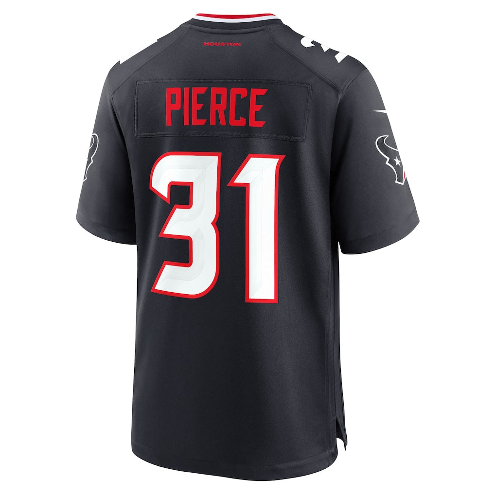 BIPIHUC H.Texans #31 Dameon Pierce Navy Game Jersey