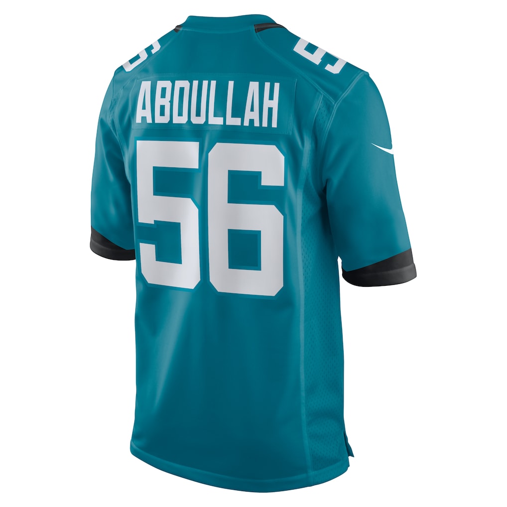 BIPIHUC J.Jaguars #56 Yasir Abdullah Teal Team Game Jersey