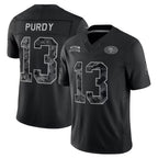 BIPIHUC SF.49ers #13 Brock Purdy Player Black Limited 2026 Salute to Service Home Game Stitched Jerseys