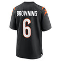 BIPIHUC C.Bengals #6 Jake Browning Black Retired Player Jersey