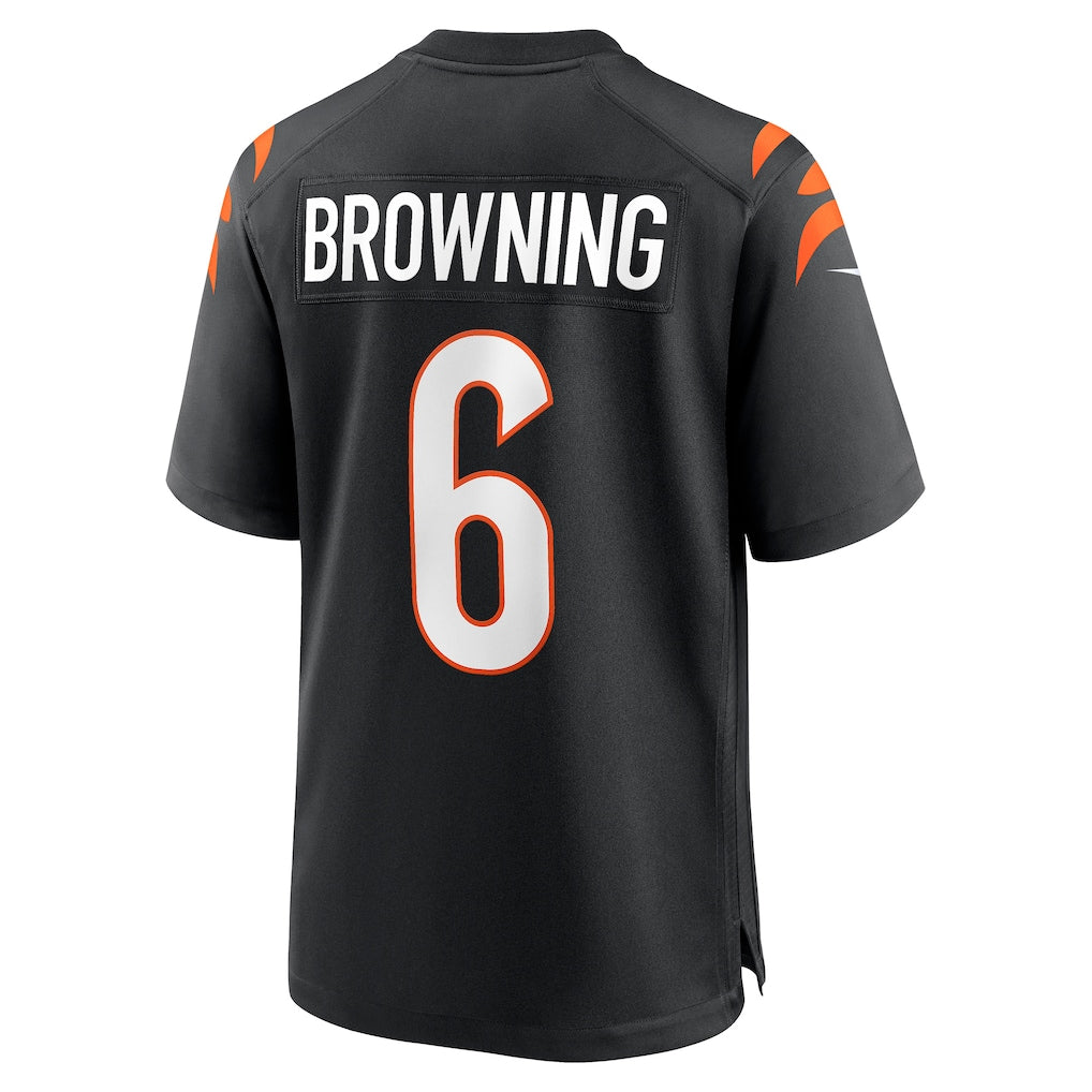 BIPIHUC C.Bengals #6 Jake Browning Black Retired Player Jersey