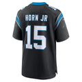 BIPIHUC C.Panthers #15 Jimmy Horn Jr Black Team Game Jersey