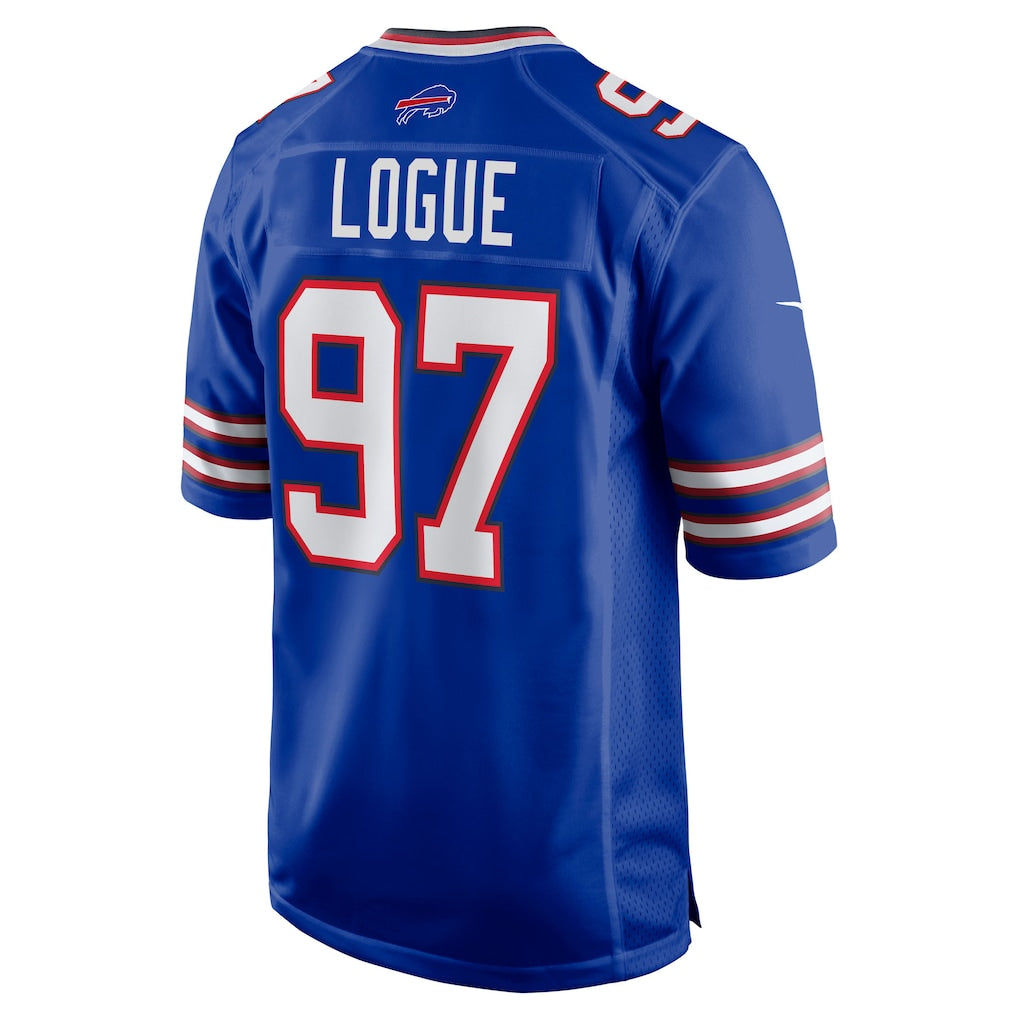 BIPIHUC B.Bills #97 Zion Logue Royal Team Game Jersey