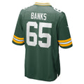 BIPIHUC GB.Packers #65 Aaron Banks Green Team Game Jersey