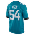 BIPIHUC J.Jaguars #54 Jack Kiser Teal Team Game Jersey