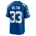 BIPIHUC IN.Colts #33 Mike Hilton Royal Team Game Jersey
