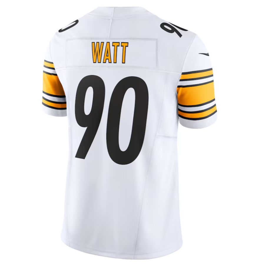 BIPIHUC #90 T.J. Watt Player P.Steelers White Vapor F.U.S.E. Limited Stitched Jersey