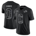 BIPIHUC D.Lions #0 Jahmyr Gibbs Player Black Limited 2026 Salute to Service Home Game Stitched Jerseys