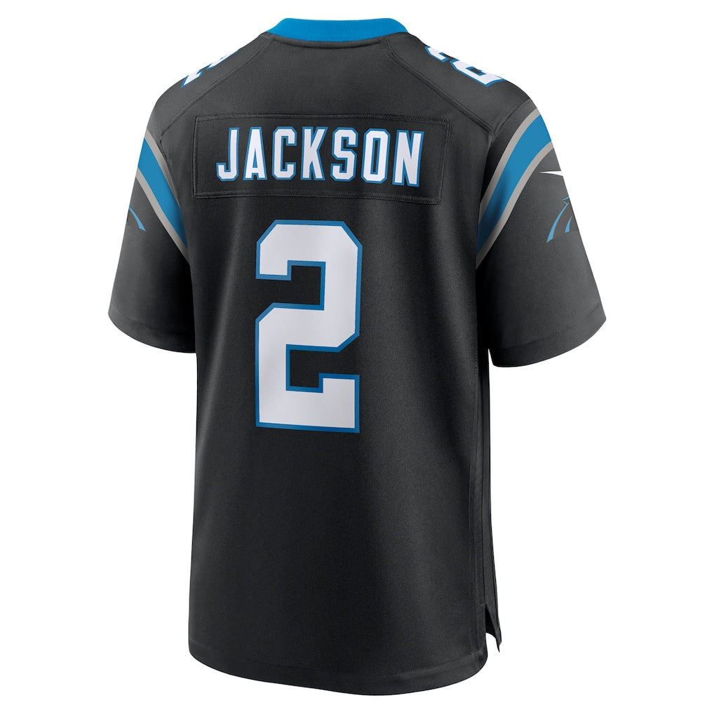 BIPIHUC C.Panthers #2 Mike Jackson Black Game Jersey