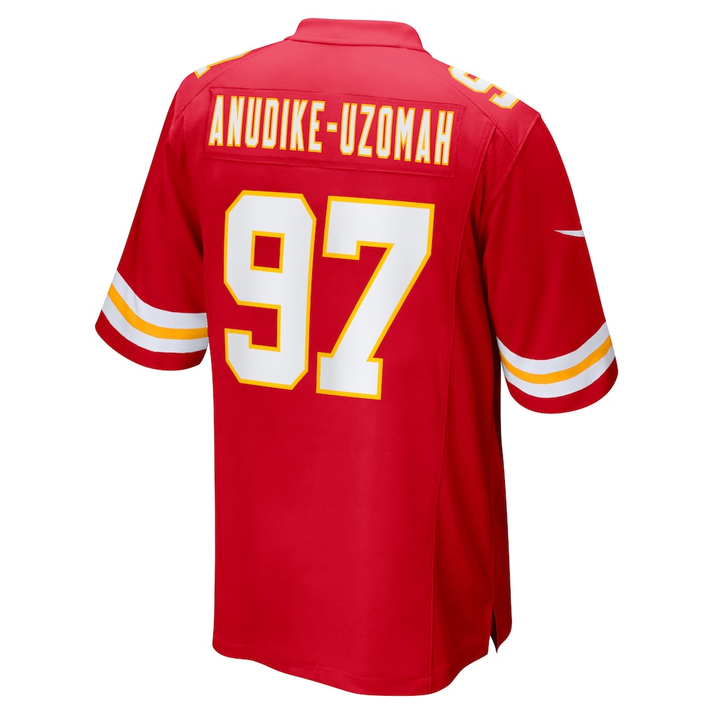 BIPIHUC KC.Chiefs #97 Felix Anudike-Uzomah Red Game Jersey