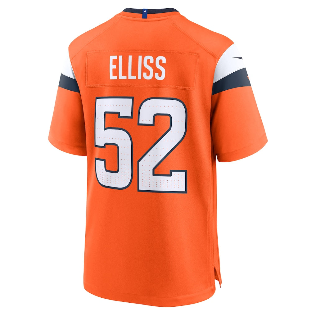 BIPIHUC D.Broncos #52 Jonah Elliss Orange Team Game Jersey