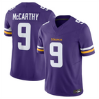 BIPIHUC #9 J.J. McCarthy Player MN.Vikings Purple Vapor F.U.S.E. Limited Stitched Jerseys