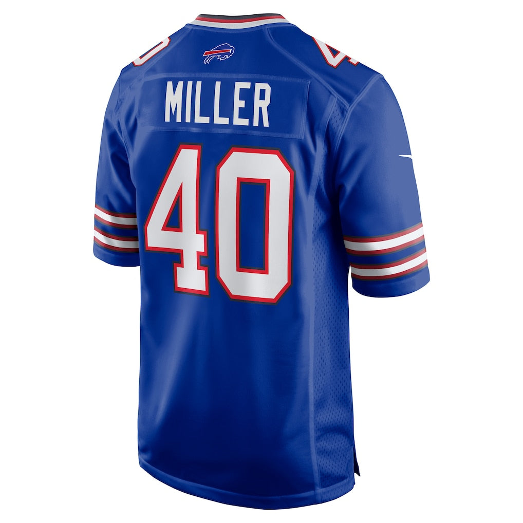 BIPIHUC B.Bills #40 Von Miller Royal Game Jersey