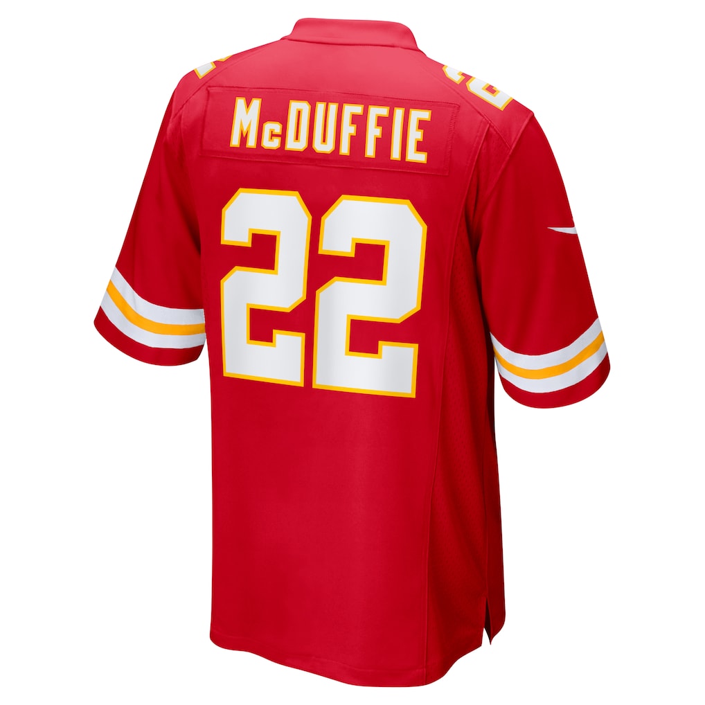 BIPIHUC KC.Chiefs #22 Trent McDuffie Red Retired Player Game Jersey