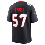 BIPIHUC H.Texans #57 Blake Fisher Navy Team Game Jersey