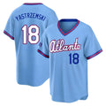 BIPIHUC A.Braves #18 Mike Yastrzemski player Blue Limited Powder 2026 City Connect Stadium Stitched Jerseys