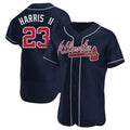BIPIHUC A.Braves #23 Michael Harris II player Navy Authentic Alternate Stitched Jerseys