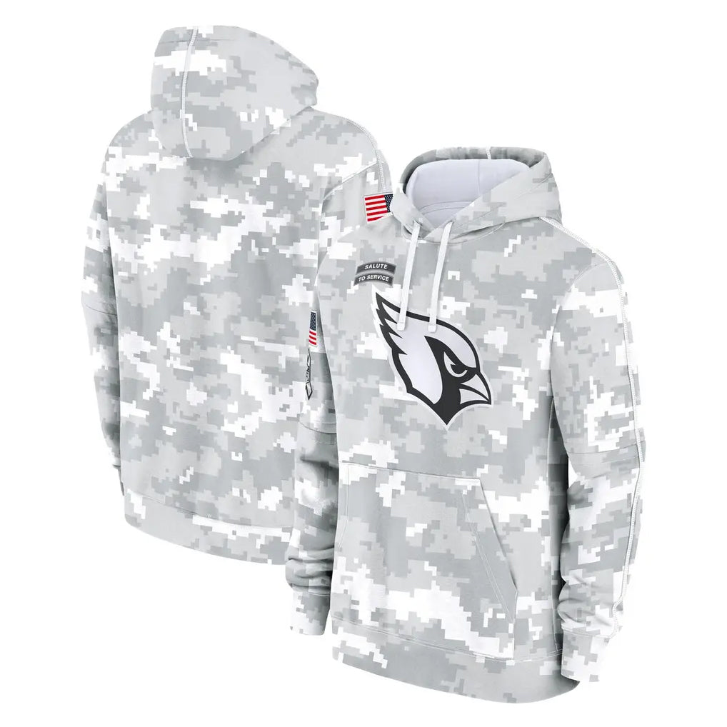 BIPIHUC A.Cardinals Arctic Camo Salute to Service Limited Hoodie Blank Player Stitched Jerseys