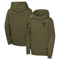BIPIHUC A.Cardinals Olive 2025 Salute to Service Fleece Hoodie Blank Player Stitched Jerseys
