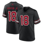 BIPIHUC A.Cardinals #18 Marvin Harrison Jr. Player Black Alternate Game Stitched Jerseys