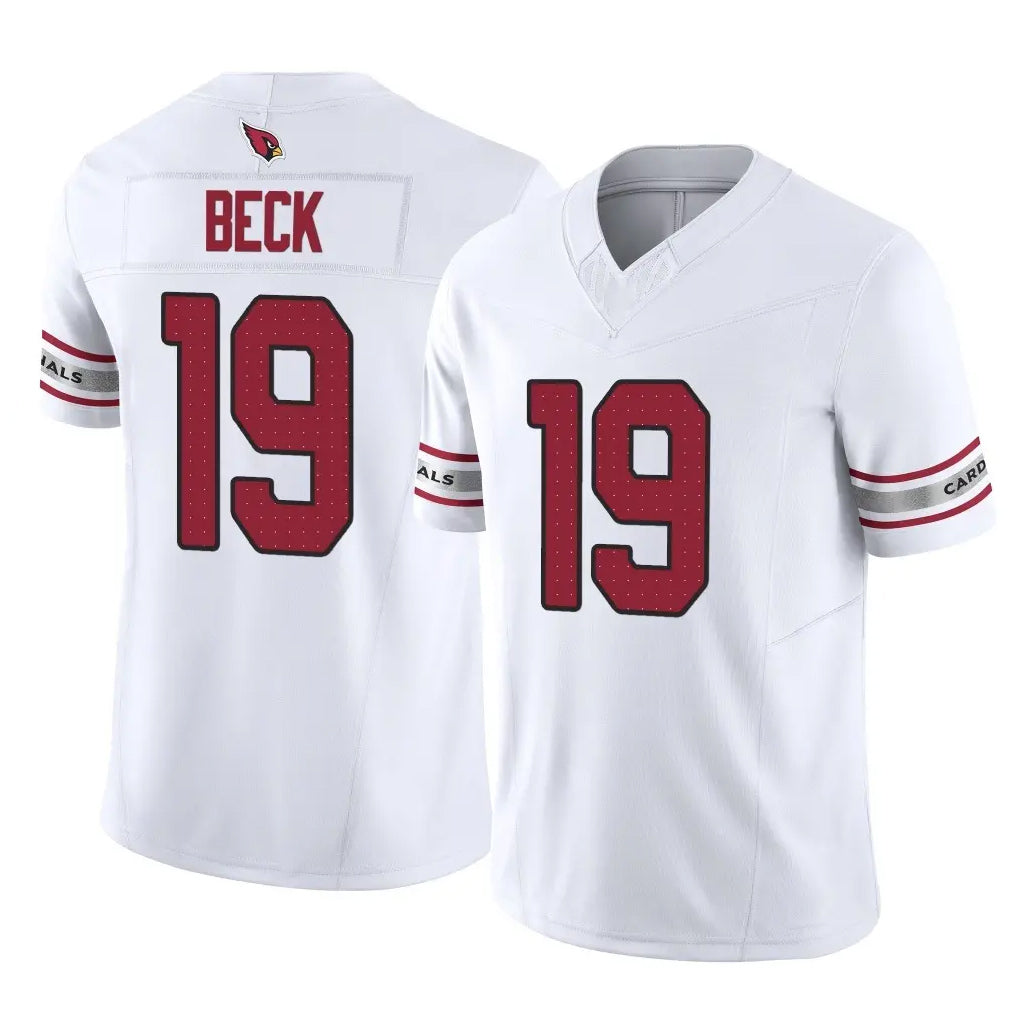 BIPIHUC A.Cardinals #19 Carson Beck Player White Vapor F.U.S.E. Limited Home Game Stitched Jerseys