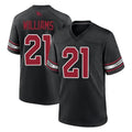 BIPIHUC A.Cardinals #21 Garrett Williams Player Black Alternate Game Stitched Jerseys