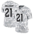BIPIHUC A.Cardinals #21 Garrett Williams Player Camo Salute to Service Limited Stitched Stitched Jerseys