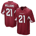 BIPIHUC A.Cardinals #21 Garrett Williams Player Cardinal Home Game Stitched Jerseys