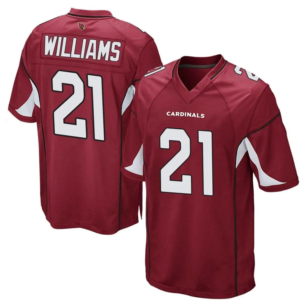 BIPIHUC A.Cardinals #21 Garrett Williams Player Cardinal Home Game Stitched Jerseys