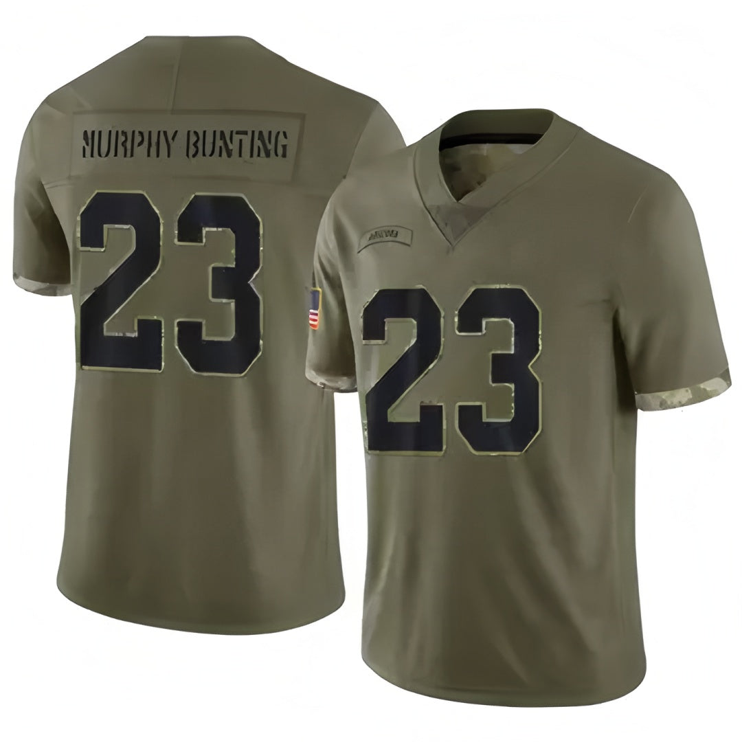 BIPIHUC A.Cardinals #23 Sean Murphy-Bunting Player Olive Salute To Service Stitched Jerseys