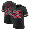 BIPIHUC A.Cardinals #25 Zaven Collins Player Black Game Home Stitched Jerseys