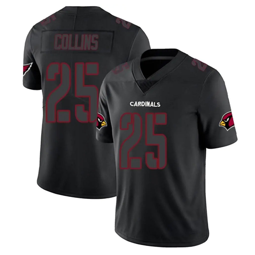 BIPIHUC A.Cardinals #25 Zaven Collins Player Black Impact Limited Home Game Stitched Jerseys
