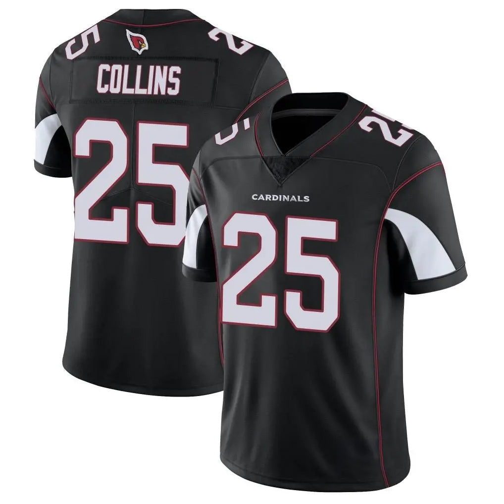 BIPIHUC A.Cardinals #25 Zaven Collins Player Black Vapor Limited Home Game Stitched Jerseys