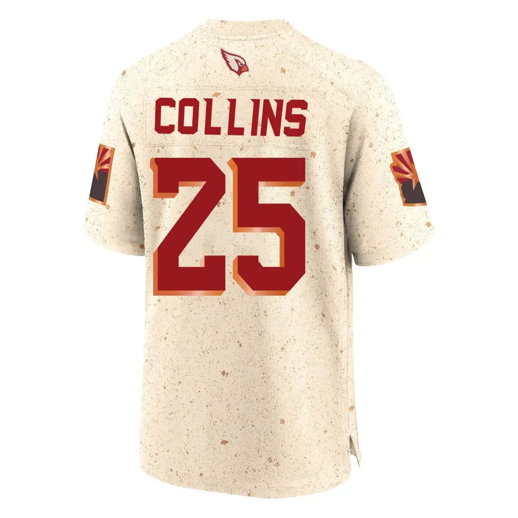 BIPIHUC A.Cardinals #25 Zaven Collins Player Cream Rivalries Collection Game Stitched Jerseys