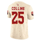 BIPIHUC A.Cardinals #25 Zaven Collins Player Cream Rivalries Collection Vapor Limited Home Game Stitched Jerseys