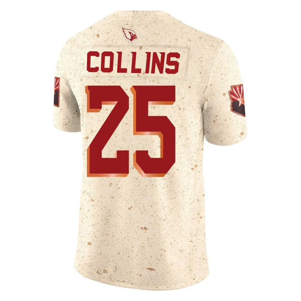 BIPIHUC A.Cardinals #25 Zaven Collins Player Cream Rivalries Collection Vapor Limited Home Game Stitched Jerseys