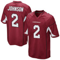 BIPIHUC A.Cardinals #2 Will Johnson Player Cardinal Home Game Stitched Jerseys