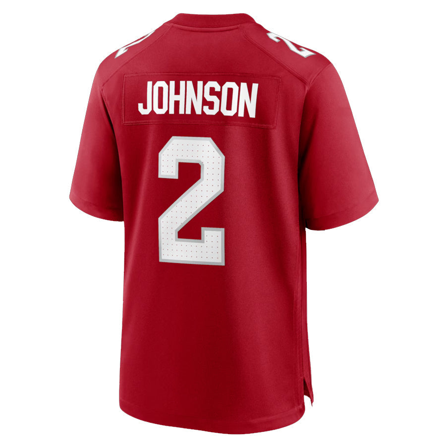 BIPIHUC A.Cardinals #2 Will Johnson Player Cardinal Limited Home Game Stitched Jerseys