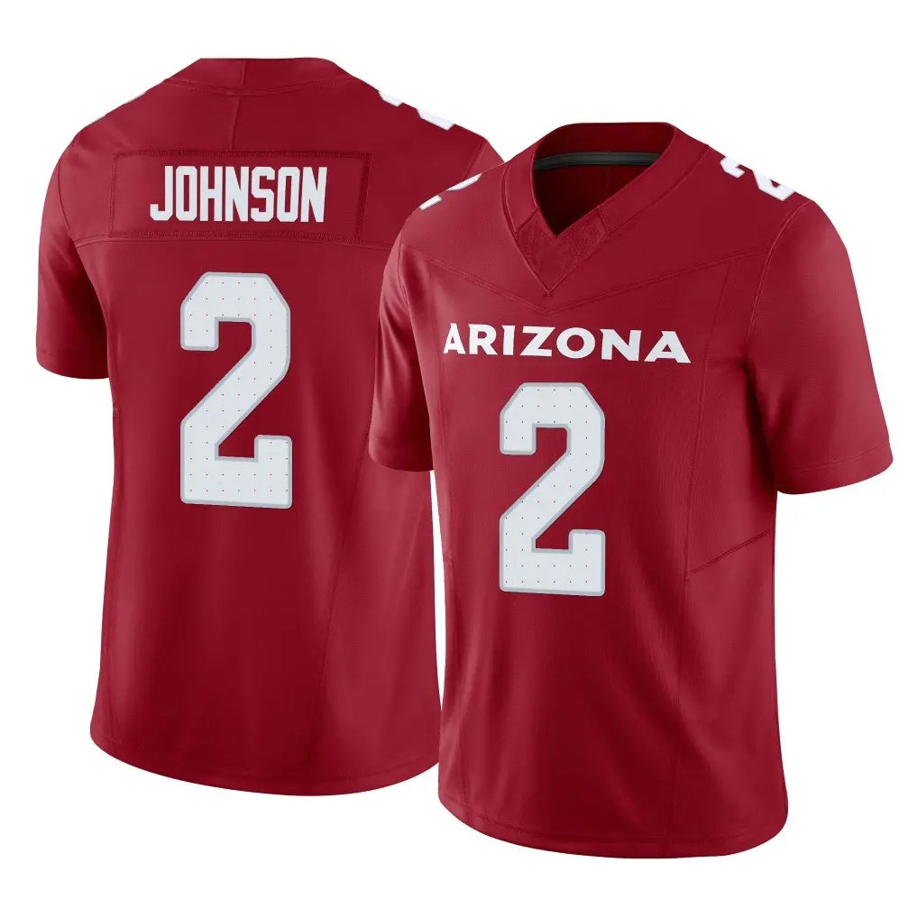 BIPIHUC A.Cardinals #2 Will Johnson Player Cardinal Vapor F.U.S.E. Limited Home Game Stitched Jerseys