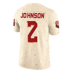 BIPIHUC A.Cardinals #2 Will Johnson Player Cream Rivalries Collection Vapor Limited Home Game Stitched Jerseys