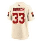 BIPIHUC A.Cardinals #33 Trey Benson Player Cream Rivalries Collection Game Stitched Jerseys