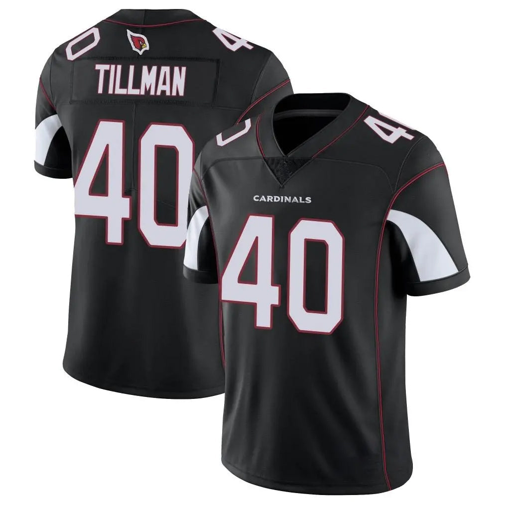 BIPIHUC A.Cardinals #40 Pat Tillman Player Black Vapor Limited Home Game Stitched Jerseys
