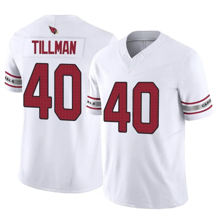 BIPIHUC A.Cardinals #40 Pat Tillman Player White Game Road Stitched Jerseys