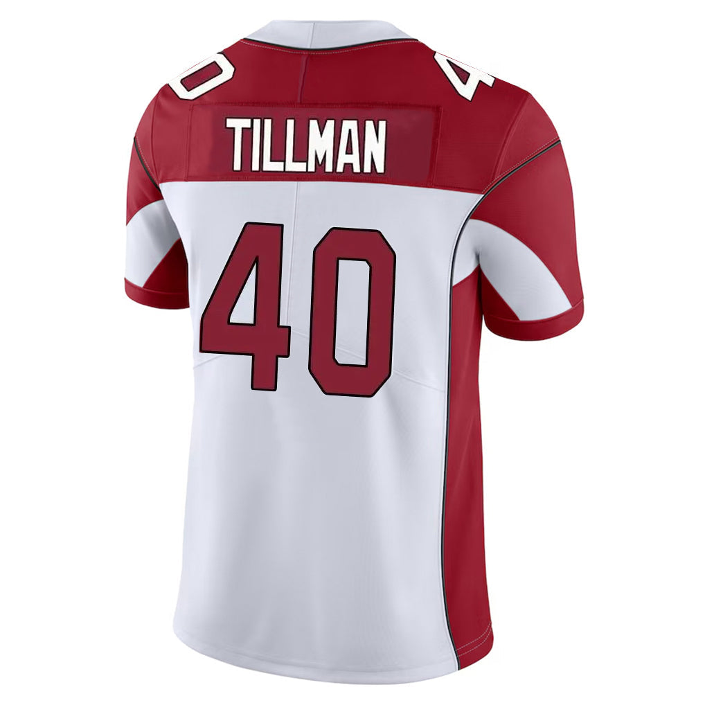 BIPIHUC A.Cardinals #40 Pat Tillman Player White Vapor Limited Home Game Stitched Jerseys